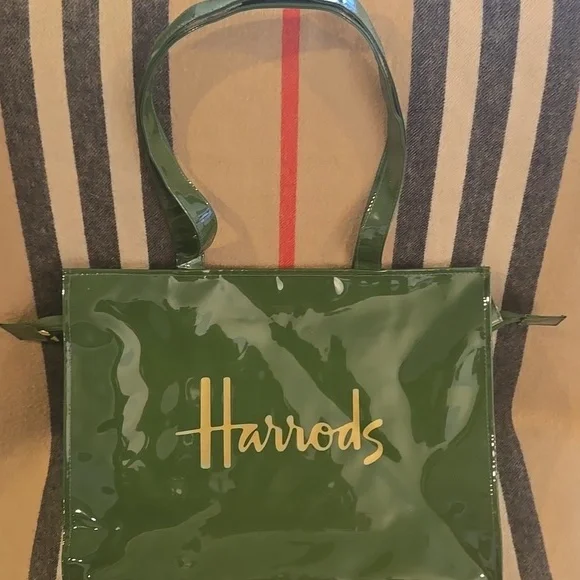 Harrods Shopping Bag NWOT - Picture 2 of 7